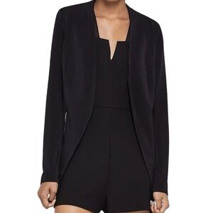 BCBGeneration Black Open-Front Tuxedo Blazer